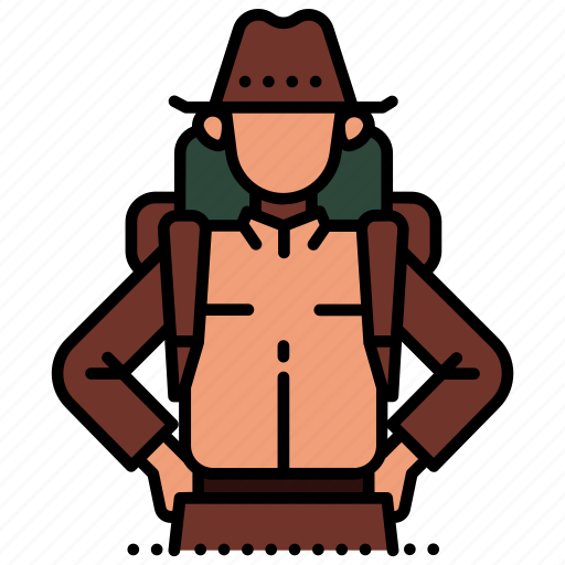 Adventurer, camping, man, scout icon - Download on Iconfinder