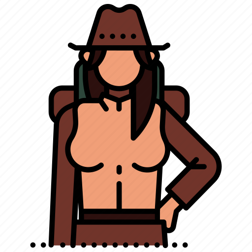 Adventurer, camping, scout, women icon - Download on Iconfinder