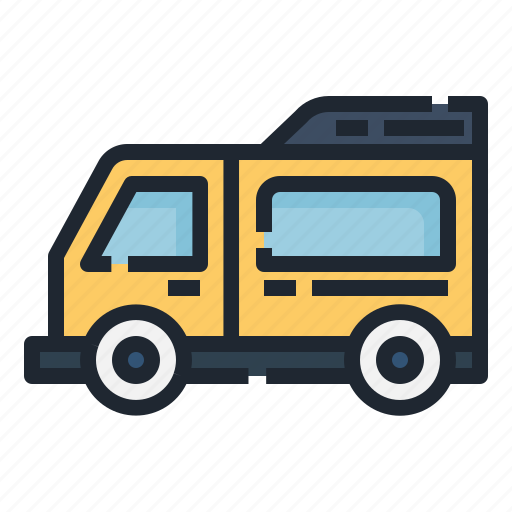 Camping, travel, van, vehicle icon - Download on Iconfinder