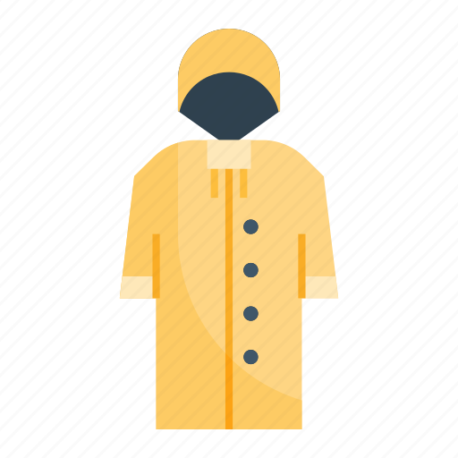 Clothing, coat, rain, raincoat, rainy icon - Download on Iconfinder