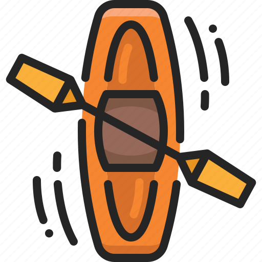 Kayak, recreation, canoe, boat, activity, sport, hobby icon - Download on Iconfinder