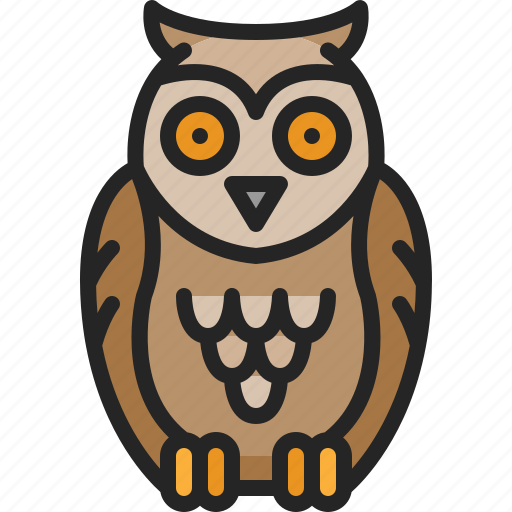 Animal, nature, wildlife, bird, owl, pet icon - Download on Iconfinder