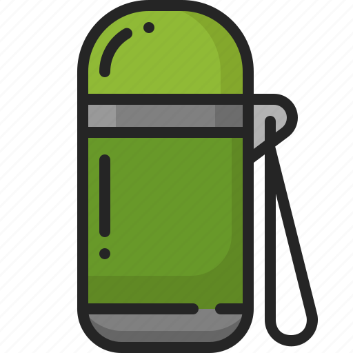 Water, drink, canteen, bottle, thermos, hot, beverage icon - Download on Iconfinder