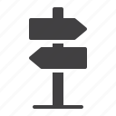 signpost, guidepost, direction post