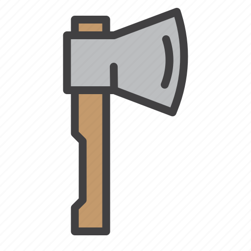 Axe, ax, handle, wood icon - Download on Iconfinder