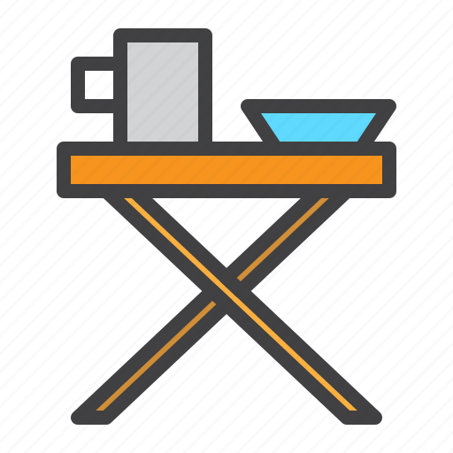 Camp, table, mug, plate icon - Download on Iconfinder