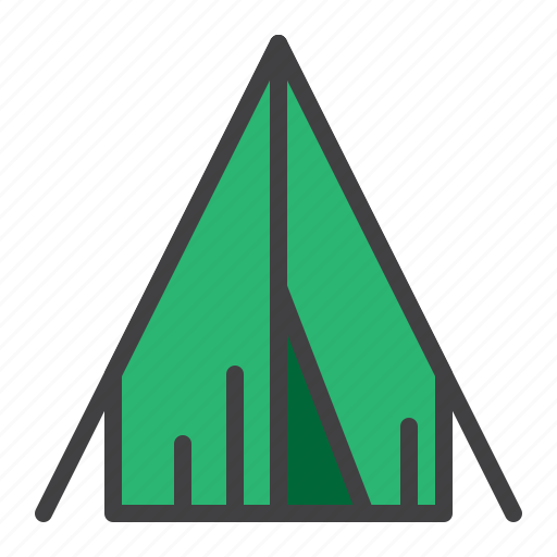 Camping, tent, hiking, shelter icon - Download on Iconfinder