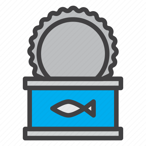 Canned, fish, tuna, food icon - Download on Iconfinder