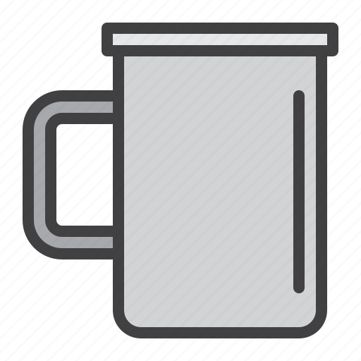 Mug, handle, cup, iron icon - Download on Iconfinder