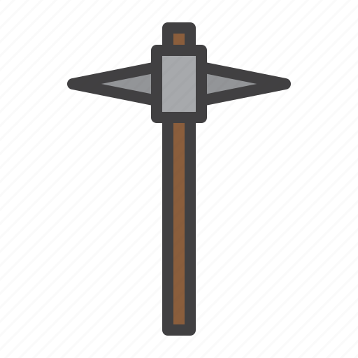 Pickaxe, climbing, axe, mattock icon - Download on Iconfinder