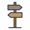 signpost, guidepost, direction, guide 