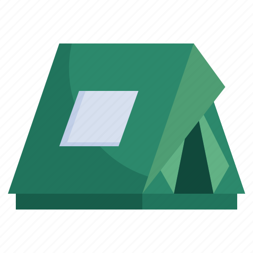 Tent, camping, outdoor, tree, adventure icon - Download on Iconfinder