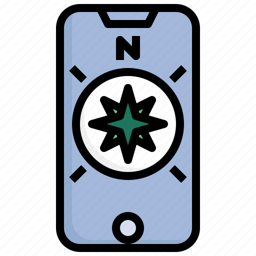 Compass, location, direction, orientation, cardinal, points icon - Download on Iconfinder
