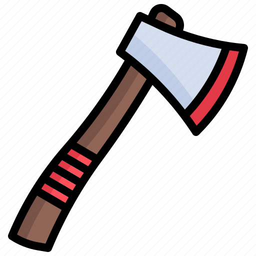 Hatchet, fireman, axe, ax, wood, cutter icon - Download on Iconfinder