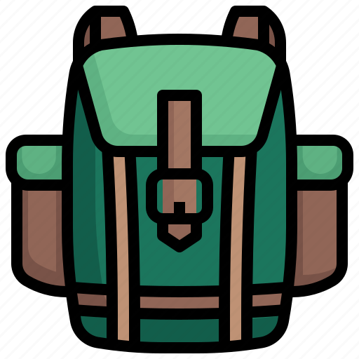 Knapsack, rucksack, backpack, haversack, fashion icon - Download on Iconfinder