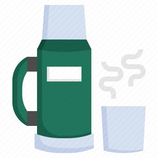 Thermos, water, flask, food, restaurant, hiking, beverage icon - Download on Iconfinder