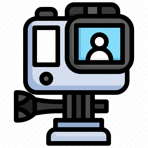 Gopro, photograph, ar, camera, entertainment, photo icon - Download on Iconfinder