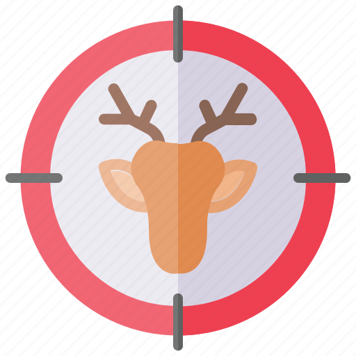 Bullseye, deer, fowler, hunter, stalker, target icon - Download on Iconfinder