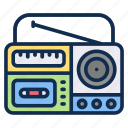 audio, electronics, music, radio, tape