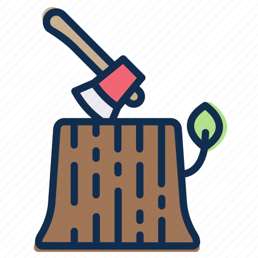 Ax, axe, tool, log, hatchet icon - Download on Iconfinder