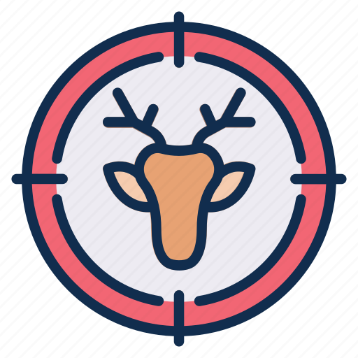 Bullseye, deer, fowler, hunter, stalker, target icon - Download on Iconfinder
