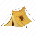 camping tent, tent, camping, outdoor, adventure, camper, 3d