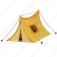 camping tent, tent, camping, outdoor, adventure, camper, 3d 