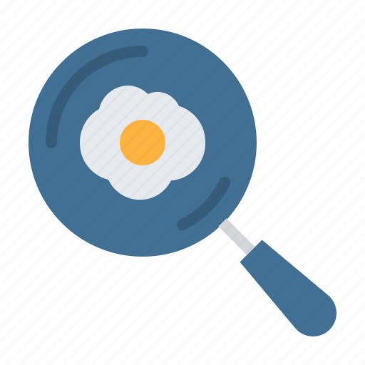 Frying, pan, food, kitchen, cooking, egg icon - Download on Iconfinder