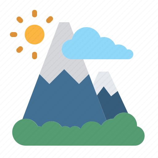 Mountain, nature, landscape, travel, sky icon - Download on Iconfinder