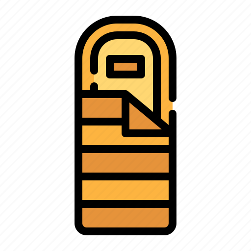 Sleeping, bag, travel, adventure, camping, camp icon - Download on Iconfinder