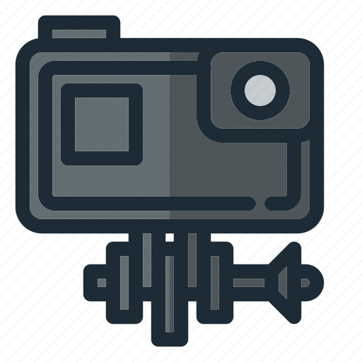 Camera, stabilizer, outdoor, adventure, summer, gear, photography icon - Download on Iconfinder