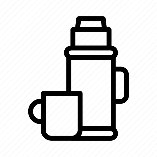 Thermos, bottle, water, beverage, cup icon - Download on Iconfinder