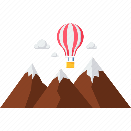 Air balloon, hot air balloon, flying, glider icon - Download on Iconfinder
