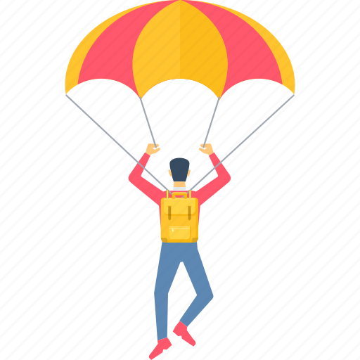 Parachute, parachute gliding, paragliding icon - Download on Iconfinder