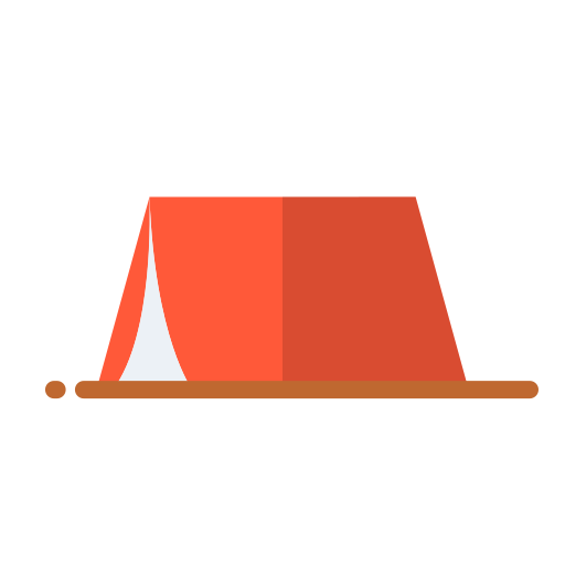 Camping, forest, holidays, nature, tent, tools icon - Free download