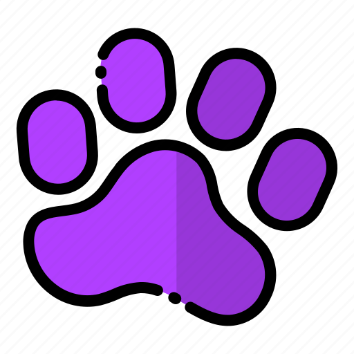 Animal footprints, camping, forest, holidays, naturetools icon - Download on Iconfinder