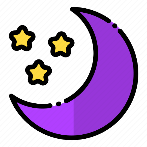 Camping, forest, holidays, moon, naturetools, stars icon - Download on Iconfinder