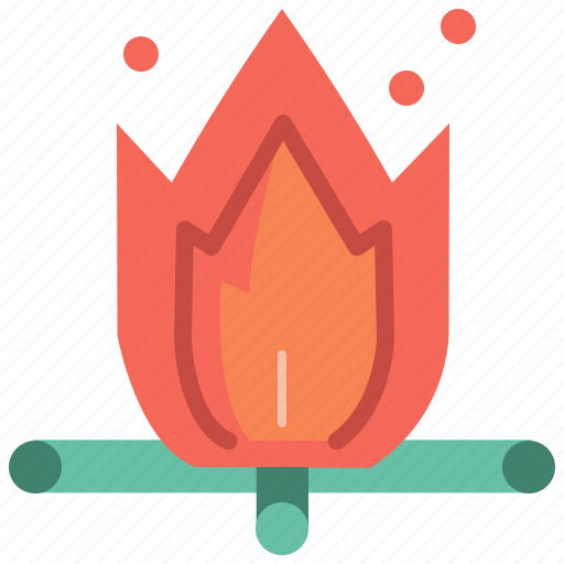 Camp, campfire, camping, fire, light, outdoors, wood icon - Download on Iconfinder