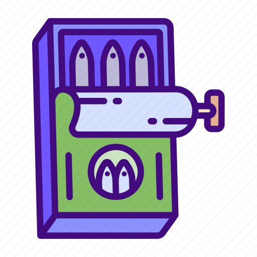 Camping, canned, food, fish, meal, cooking icon - Download on Iconfinder