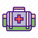 first, aid, kit, emergency, injury, medical