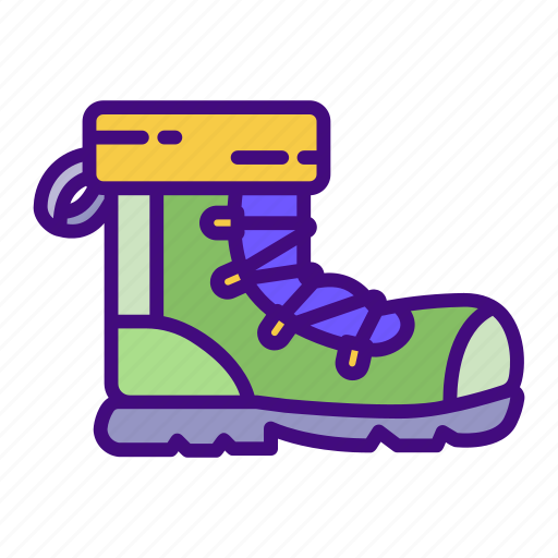 Hiking, boot, outdoors, shoe, shoes, boots icon - Download on Iconfinder
