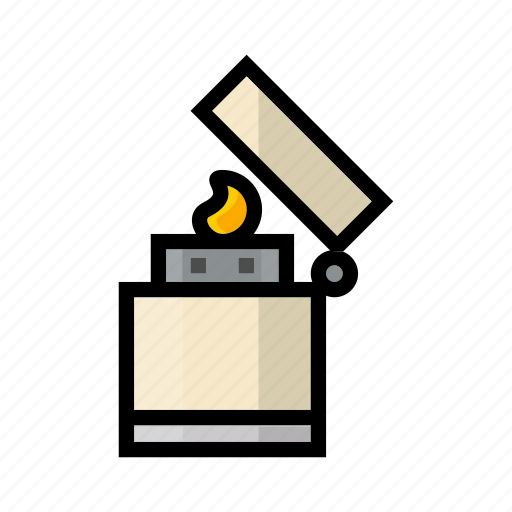Campfire, camping, fire, outdoor, zippo icon - Download on Iconfinder