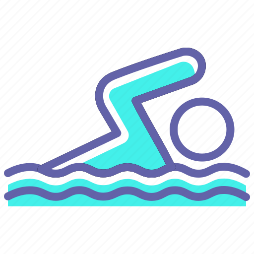 Exercise, pool, swim, swimmer, swimming, water games icon - Download on Iconfinder