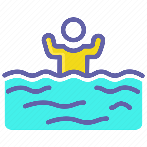 Exercise, pool, swim, swimmer, swimming, water games icon - Download on Iconfinder