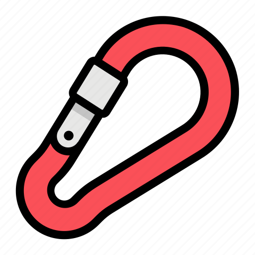Carabiner, lock, tool, climbing icon - Download on Iconfinder