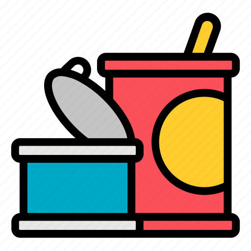 Tin, can, food, canned icon - Download on Iconfinder