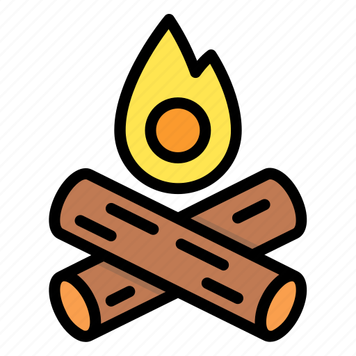 Campfire, fire, camping, wood icon - Download on Iconfinder