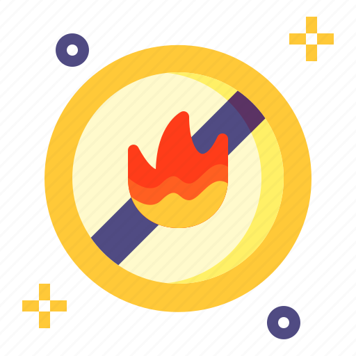 Fire, flame, forbidden, no, prohibited icon - Download on Iconfinder