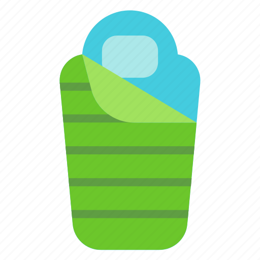 Sleeping, bag, camping, bed icon - Download on Iconfinder