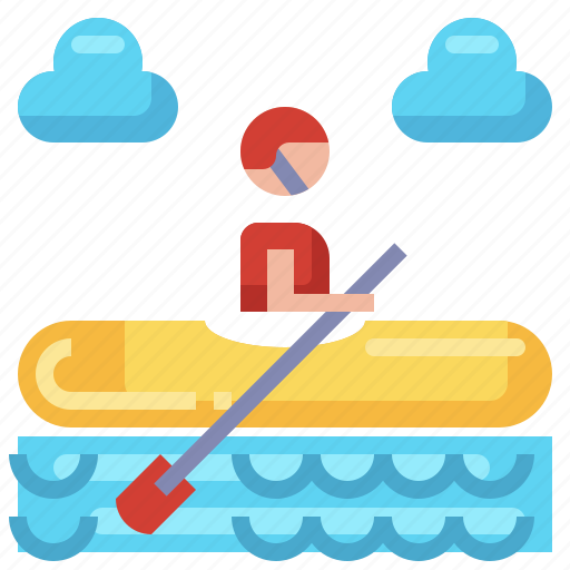 Canoe, kayak, sports, summertime, transport icon - Download on Iconfinder